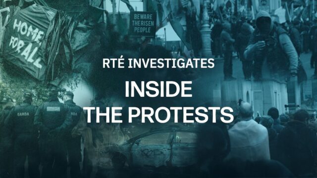 Image for Article:RTÉ Investigates: Inside the Protests Captures Moment Coolock Site Attacked