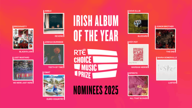 Image for Article:RTÉ Choice Music Prize Irish Album of the Year 2025 – Shortlist Announcement