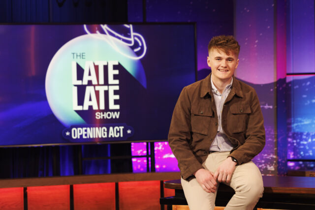 Image for Article:Paddy Treacy is the first act revealed to compete on The Late Late Show Opening Act